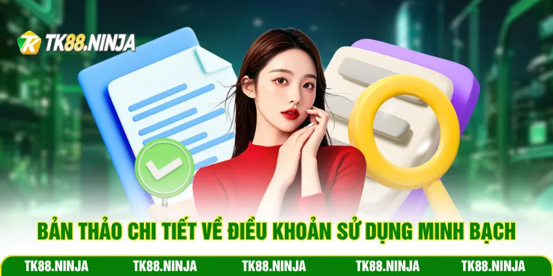 Bản thảo chi tiết về điều khoản sử dụng minh bạch