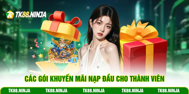 Các gói khuyến mãi nạp đầu cho thành viên